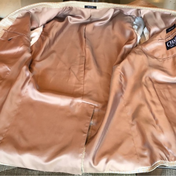 Ralph Lauren CHAPS All Silk Houndstooth Jacket Size 42L - Picture 11 of 14